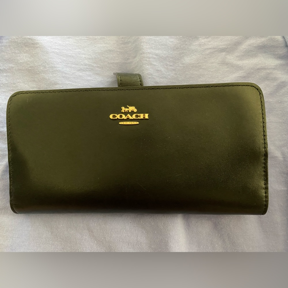 Coach full size wallet